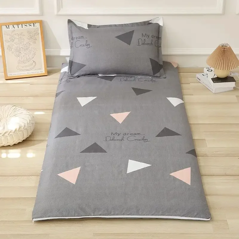 WASART Fully enclosed with zipper mattress protector cover geometric printed baby couple single double bed sheet protection pad