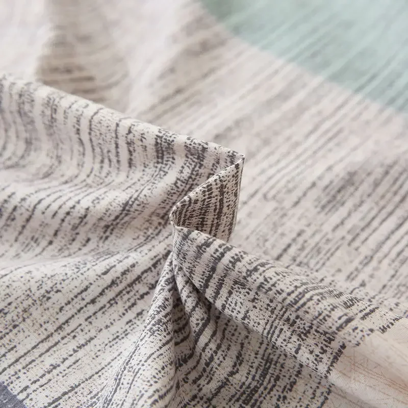 WASART Fully enclosed with zipper mattress protector cover geometric printed baby couple single double bed sheet protection pad