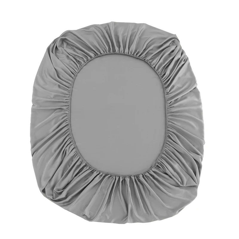 100% Bamboo Fitted Sheet with Elastic Band Smooth Cooling Bedsheet 1000 Thread Count Anti-slip Mattress Cover for Queen King Bed