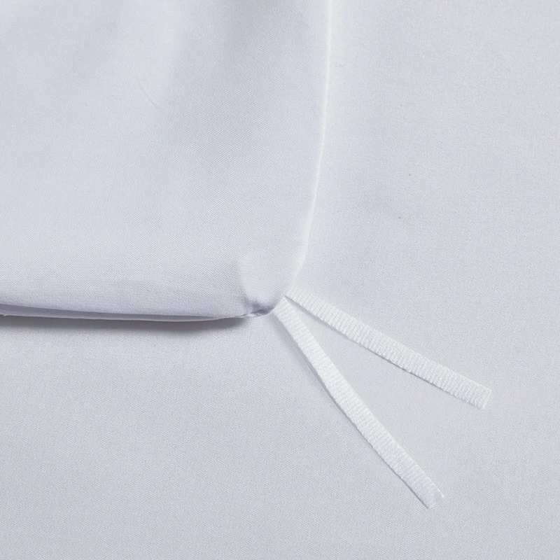 WASART Satin rayon jacquard white duvet cover couple 2 people double bed quilt cover bedding set queen king size comforter set