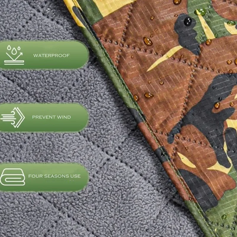 WASART Outdoor camping mat waterproof blanket four seasons universal folding thicken blanket picnic small seat pad multifunction