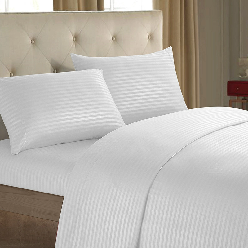 Battilo Bed Sheets 4 Pieces Set Fitted Sheet Flat Sheet Bedding Set with Pillows Case For Twin/Full/Queen/King Size