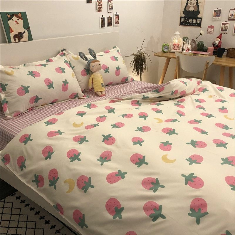 Bedsheet Set with Pillow ... Duvet Cover 140x200 King Size Bedspreads In Offer...Bed Linen 135x200 Luxury Bedding Set