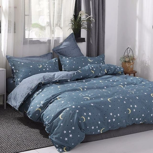J5 Bedding Set Jpcs King Duvet Cover/ Quilt Cover/comforter Cover + 2 Pillowcase Bed Cover Size 150*200/180*220/200*200/220*240
